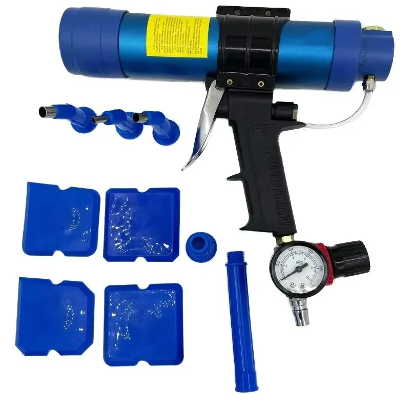 DIY Air Pneumatic Silicone Sausage Filling Gun 310ml Industrial Hard Tube