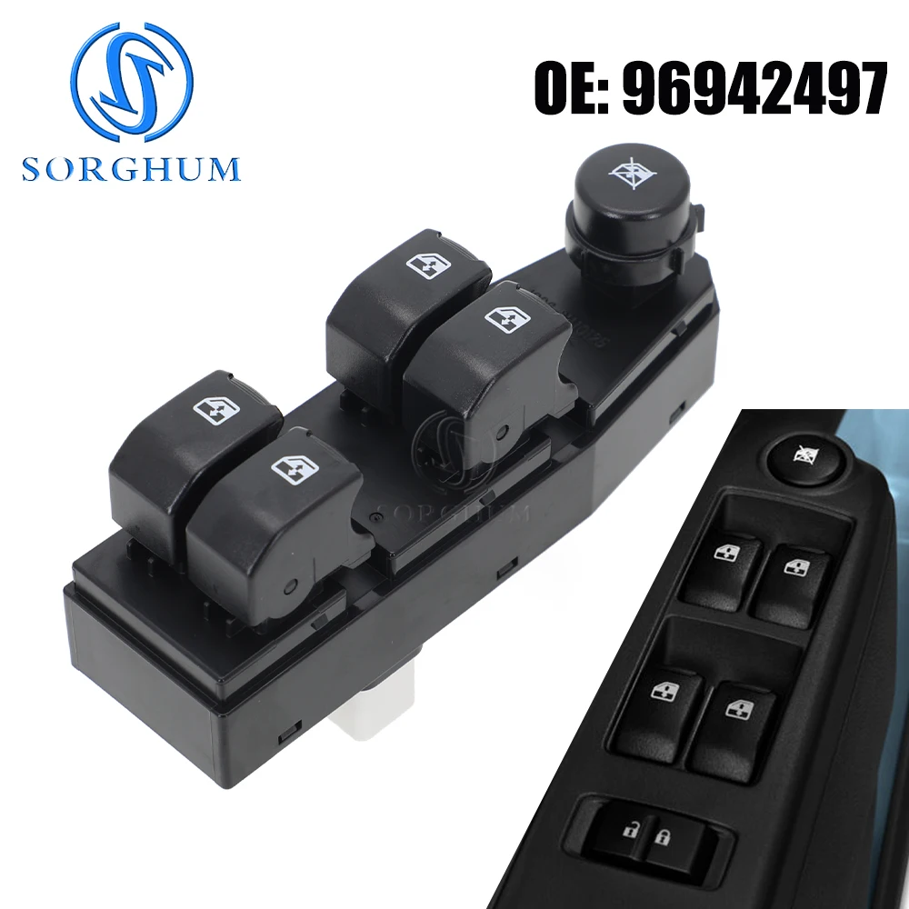 

SORGHUM For Spark Electric Power Window Switch Glass Lifter Controller 96942497 For 2013-2016 Chevrolet Spark Car Accessories