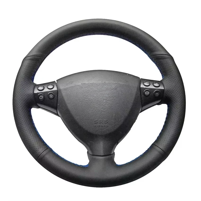 Black Artificial Leather Car Steering Wheel Cover for Mercedes-Benz A-Class W169 A160 A180 2004-2012