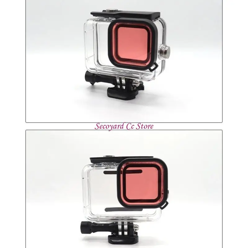 N3UC Diving Filters Magenta Snorkel Lens Red Color Filter for   10 Super Suit original Housing Case Accessories