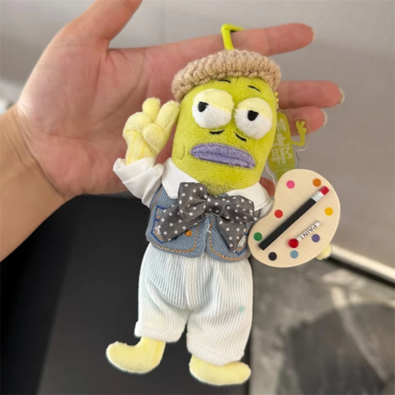 2026 New Authentic Spongebob Square Pants Plush Toys Keychain Bikini Bottom Buddies Funny Plush Bag Pendant  Christmas gift