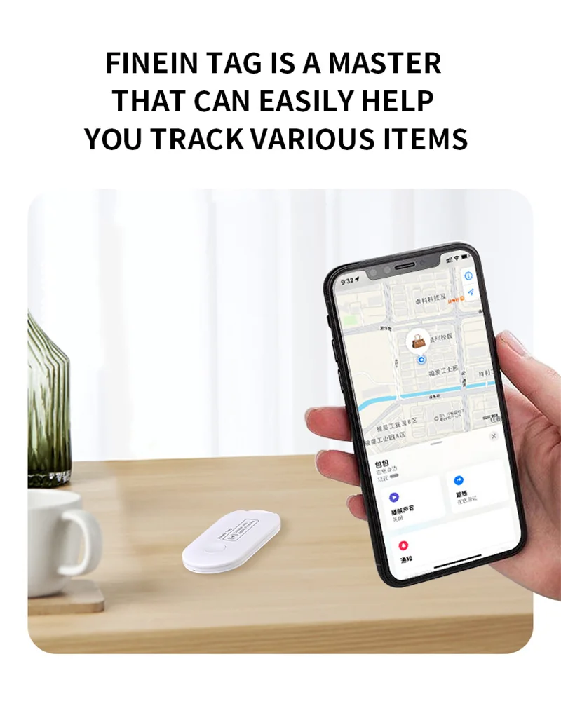 CPVAN mini dispositivo rastreador GPS para buscador de niños, bolsa de bicicleta para mascotas, rastreador GPS antipérdida, AirTag inteligente para