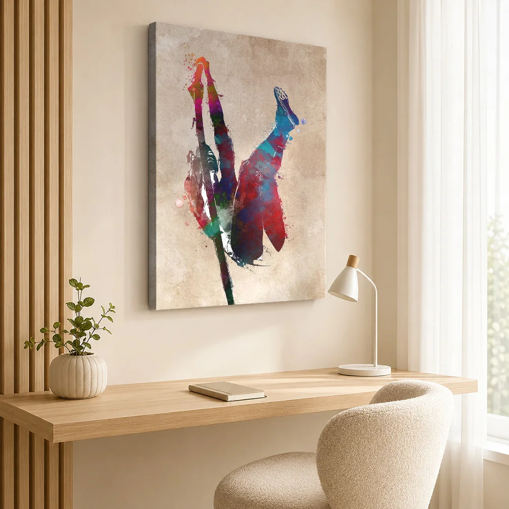 Pole Vault Canvas Poster Custom Modern Aesthetic Canvas Wall Art for Living Room Bedroom Decor Ready to Hang Housewarming Gift