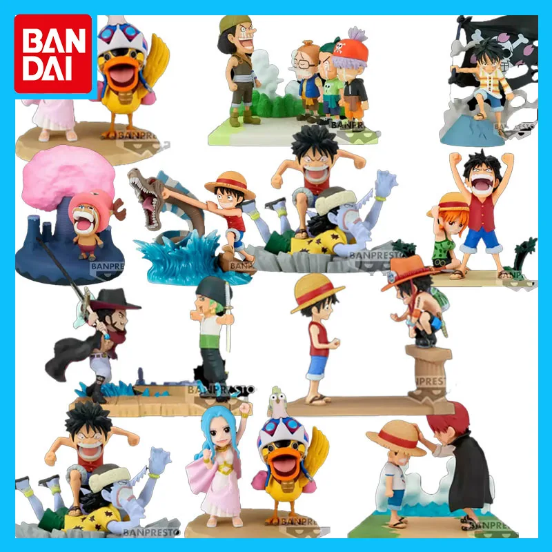 

Bandai Original ONE PIECE Anime Figure Wcf Story Line Series Action Figure Toys for Boys Girls Kids Gift