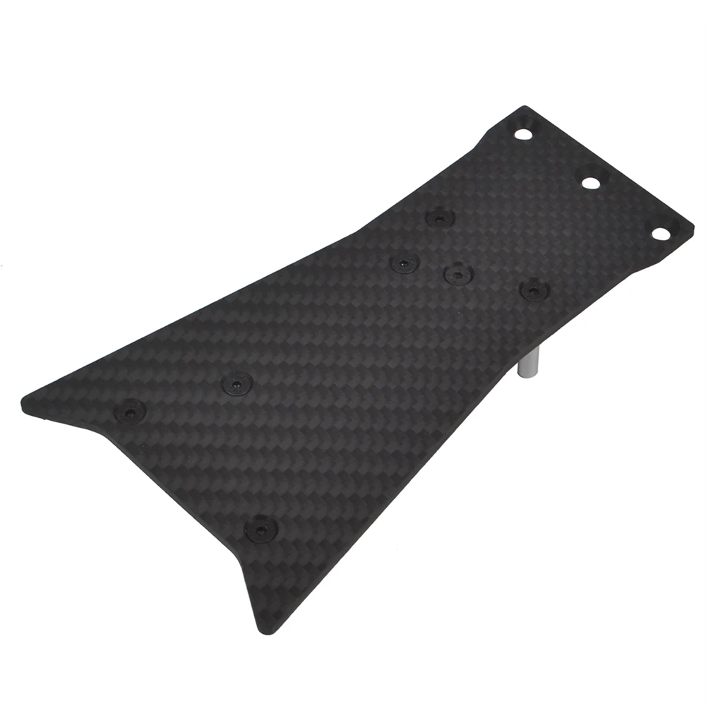 Carbon Fiber Lower Chassis Low CG for 1/10 Traxxas Drag Slash Mustang C10 Slash Modified 2WD