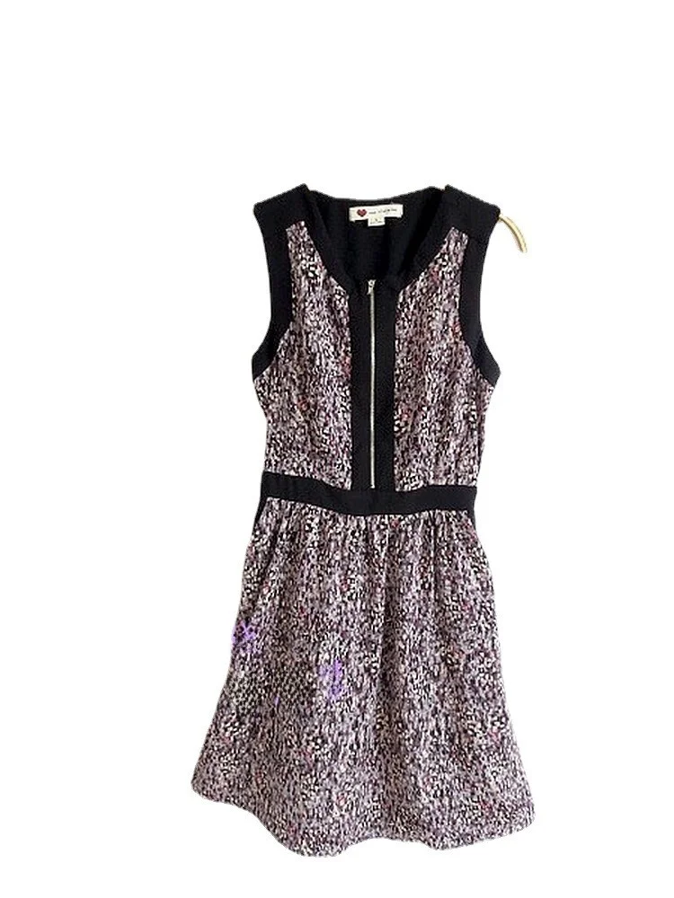 레트로 플로럴 프린트 하이웨이스트 드레스 여성용 슬림핏 스커트 출퇴근용 봄 가을 시즌