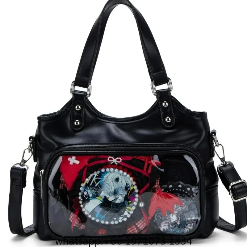 New Hot Cool Girl Large Capacity Daily Casual Versatile Shoulder Crossbody Bag Japanese Harajuku Y2K Ulzzang Ita Bag Bolsos Muje