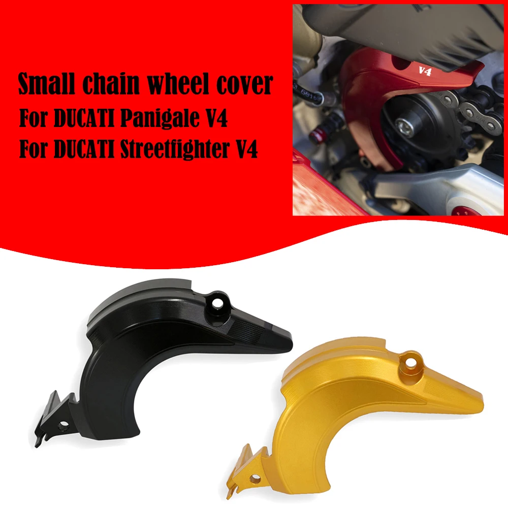 

New Motorcycle CNC Engine Chain Wheel Cover Chain Cover For DUCATI Street Fighter V4 V4S Panigale V4R 2018-2023