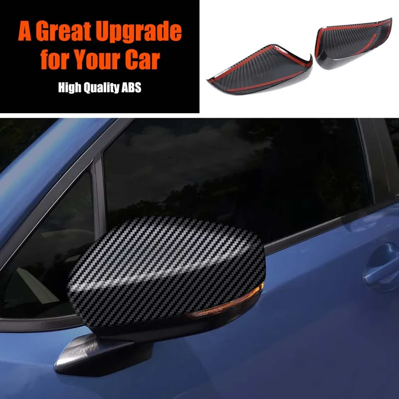 Car Styling ABS Car Side Door Rearview Mirror Cap Cover Sticker Exterior For Subaru Forester 2025+ Car Accessories