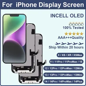 Bilashmart OLED X INCELL AA iPhone XR XS MAX 11 Display 3D Touch Screen Replace 12 14 Plus 11 Pro screen incell 12 Pro Max disp