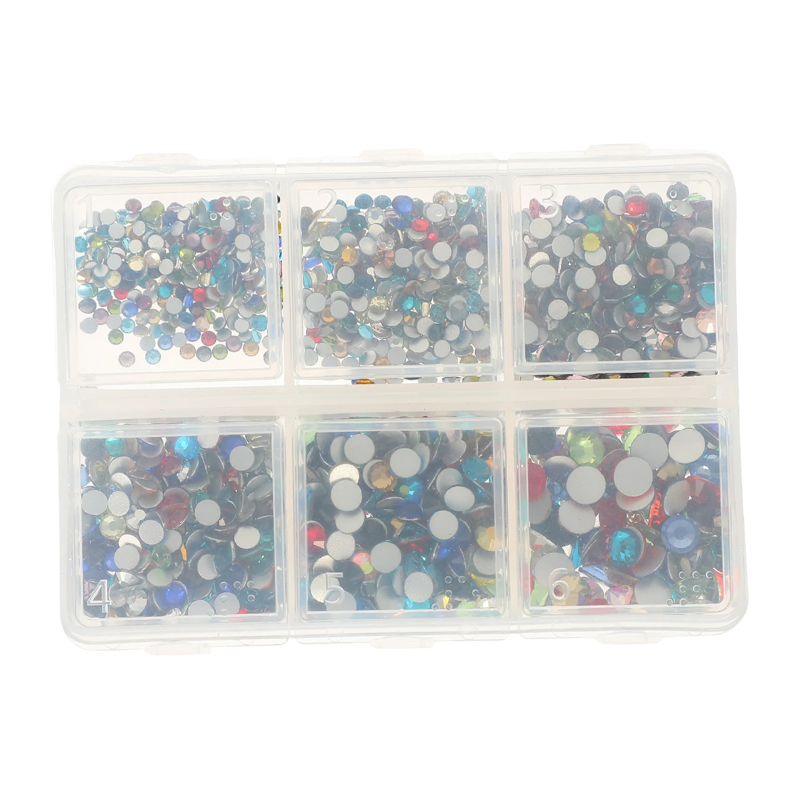 

Manicure Rhinestone Set Nail Gemstones DIY Charms Rhinestones Kit Art Supplies Small for Nails Decorate