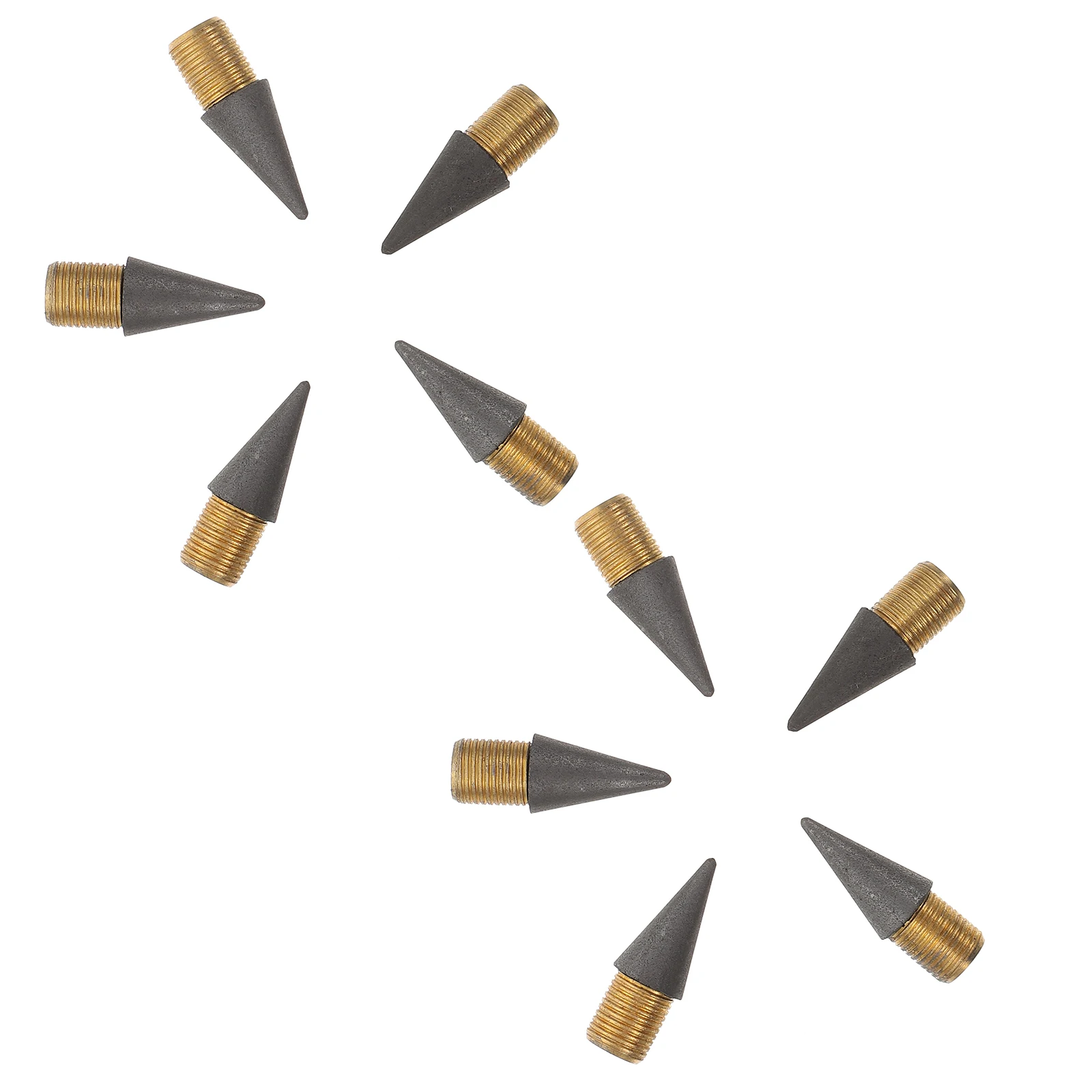 

10 Pcs No Sharp Pencil Head Everlasting Tips Inkless Refills Eternal Replaceable Practical Replacement Carbon Nibs Heads