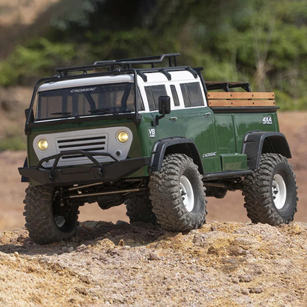 CROSSRC 1/10 RC 4WD Crawler Terreinwagen JT4 Auto Geschilderd Gemonteerd Verlichting Differentieelslot Buiten Speelgoed Model TH19579