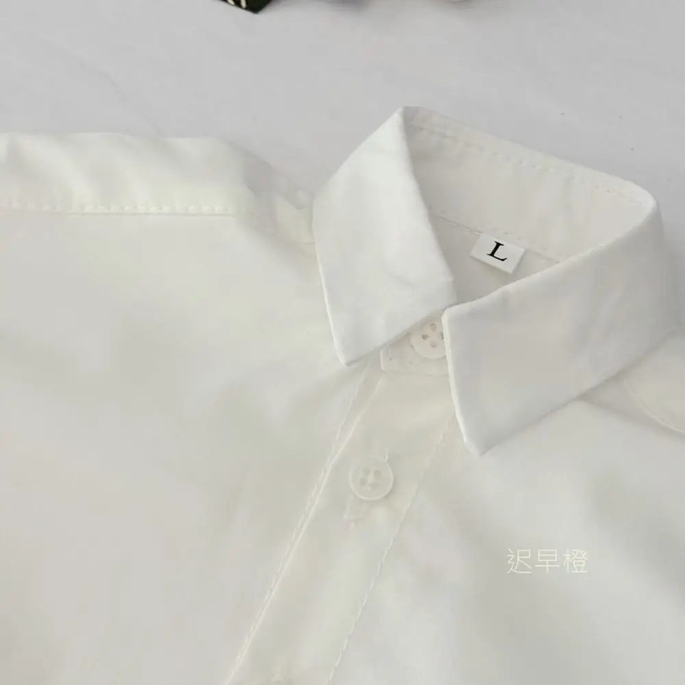 เสื้อผ้าตุ๊กตาสำหรับตุ๊กตา BJD ชาย 75 ซม. 1/3 เสื้อเชิ้ตสีขาวแขนยาว ชุดแต่งตัว ของเล่นบ้านตุ๊กตา อุปกรณ์เสริมตุ๊กตา ไม่มีตุ๊กตา