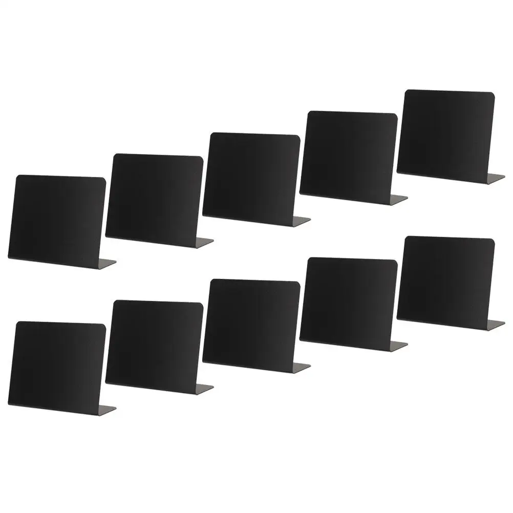 

10 Pcs Mini Blackboards 10x7.5cm PVC Writing Price Boards Restaurant Decor Chalkboards Food Signs Home