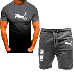 Spring/Summer Men's Fashion Casual Sports Short Skulls, two -piece set, t -shirt and pants, men's clothes, summer fashion 8 MAIN SALES SHARE OF BEACH - №4