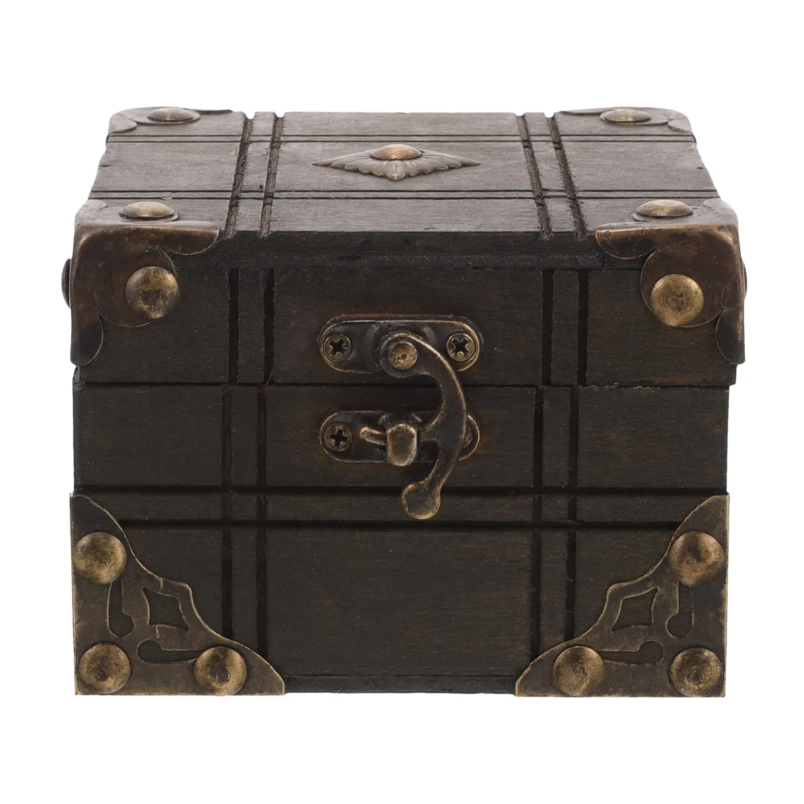 

Vintage European Style Wooden Jewelry Box Storage Organizer For Rings Earrings Crystals Trinkets Sundries Decorative