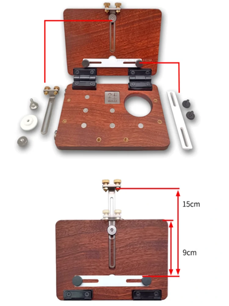 Caja de pintura al óleo de madera extraíble, herramienta de pintura de arte portátil, creación de bocetos al aire libre, estuches de paleta, acuarela, H1319, 1