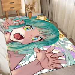Urusei Yatsura Anime Floor Mat Floor Mat Rectangle Anti-slip Home Soft Badmat Front Door Indoor Outdoor Mat Hotel Decor Mat