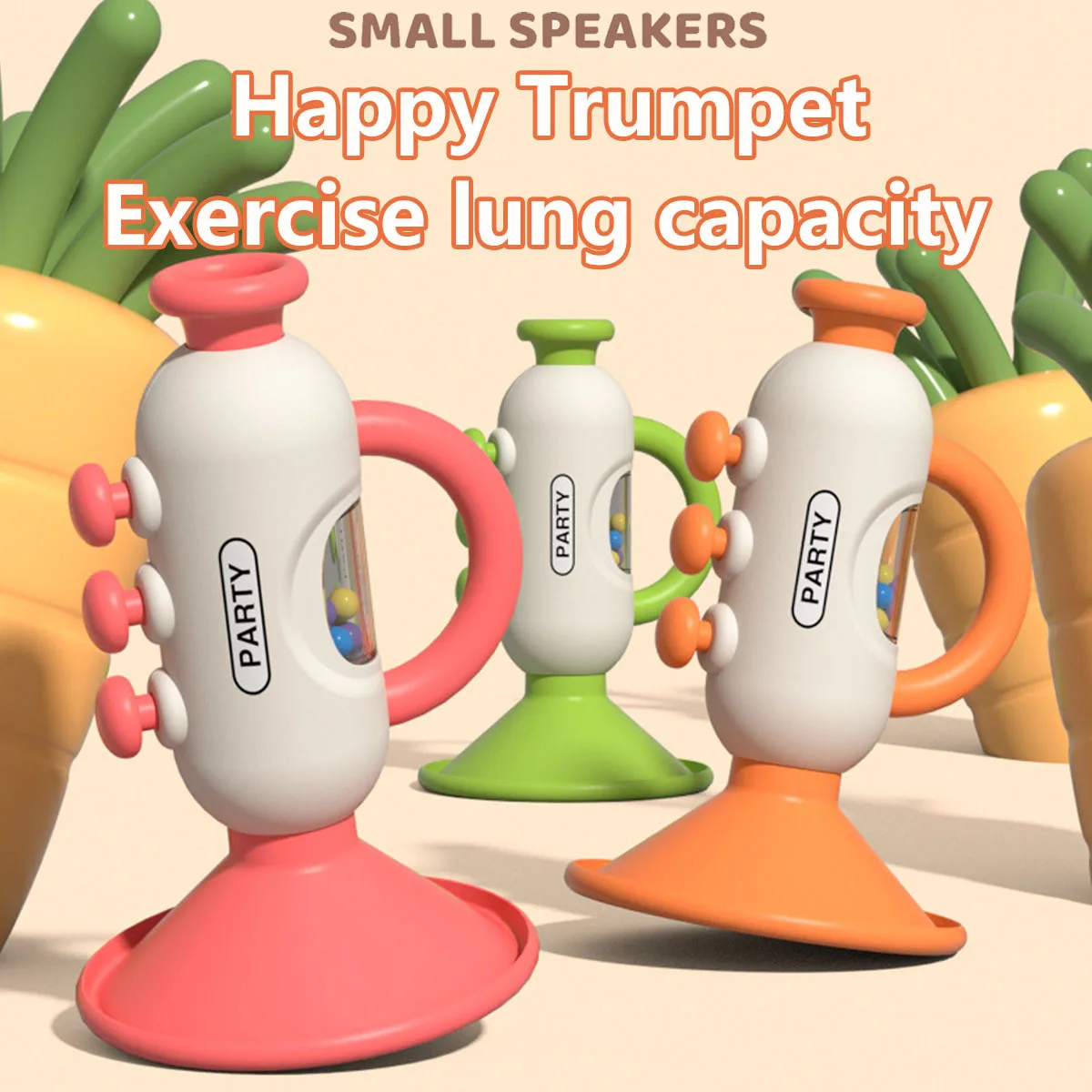 작은 트럼펫 어린이 장난감 아기 블로잉 음악 소리 악기 트럼펫 하모니카 블로잉 소년과 소녀