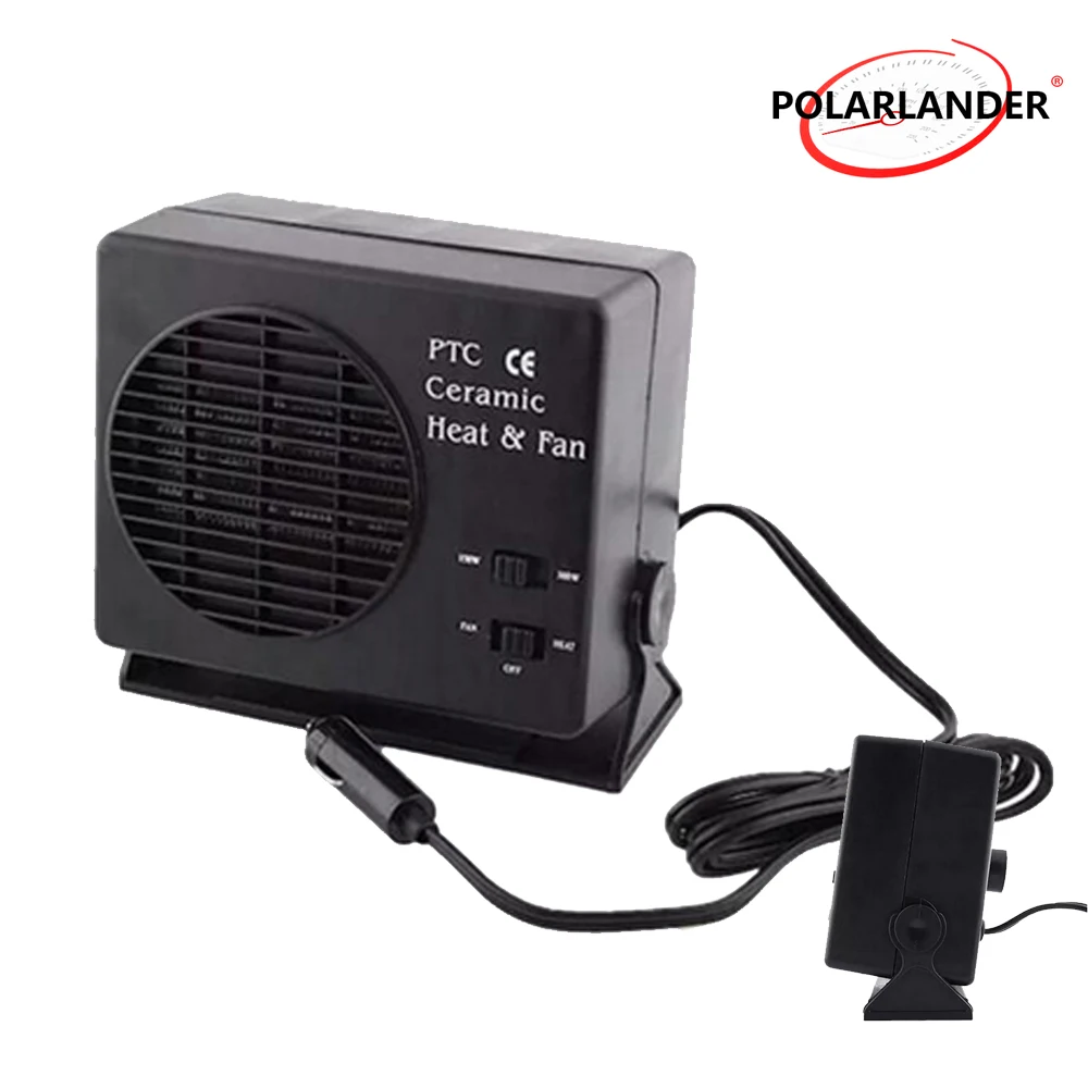 Portable 12V Car Fan 150W 300W Ceramic Auto Car Truck Fan Heater Window Defroster Vehicle Heater Warmer Fan