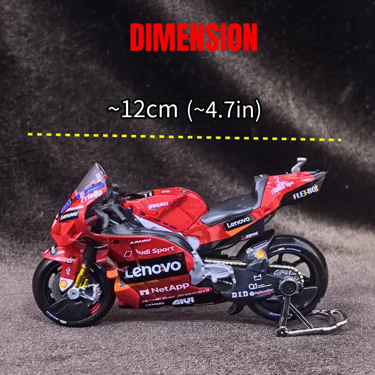 Limited 1:18 Scale Ducati Corse Desmosedici 2021 #43 Jack Miller Mini Motorcycle Model, Replica Car Miniature Kid Xmas Gift Toy