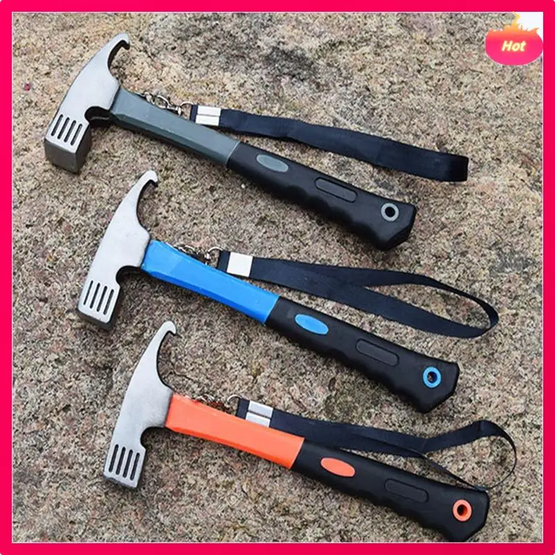 

Multi Outdoor Camping Tent Canopy Hammer Multifunctional Nail Puller Hammer Camping Equipment