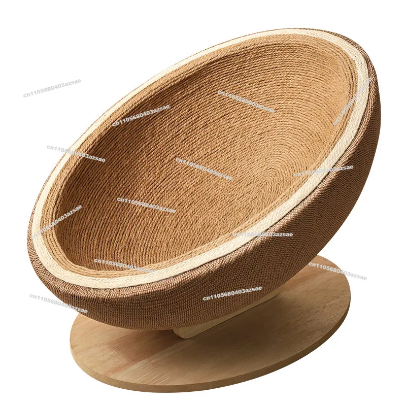 Cat Scratching Basin  Litter Integrated Claw Grinding Sofa Semi-closed Toy Scratching Board Cat Supplies