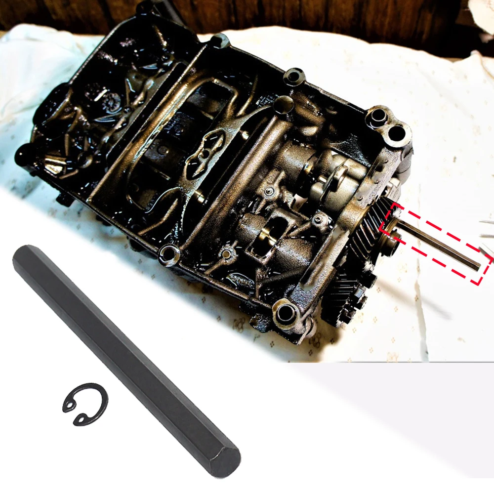 77mm/100mm Oil Pump Drive Key For A3 A4 A5 A6 Q5 Alhambra Exeo VW Hex Allen Balance Shaft With Securing Ring Circlip Repair Kit