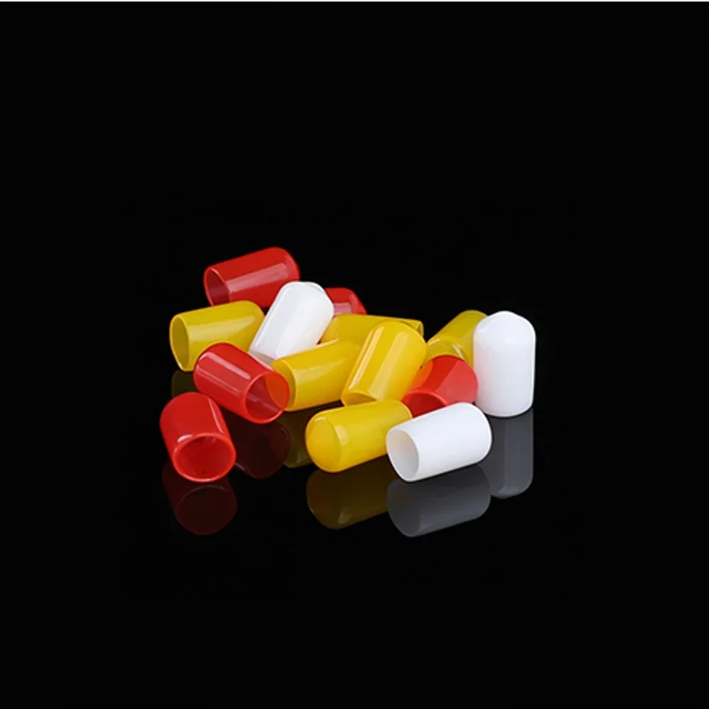 100Pcs Rubber Covers 6mm Matihur Female Dust Cap RF Ham Radio Antenna Plastic Covers Dust Cap Female Connector Matihur