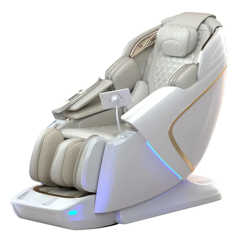 

2025 Latest Double core slide rail 3D full body massage chair zero gravity folding recliner luxury zero gravity massage chair