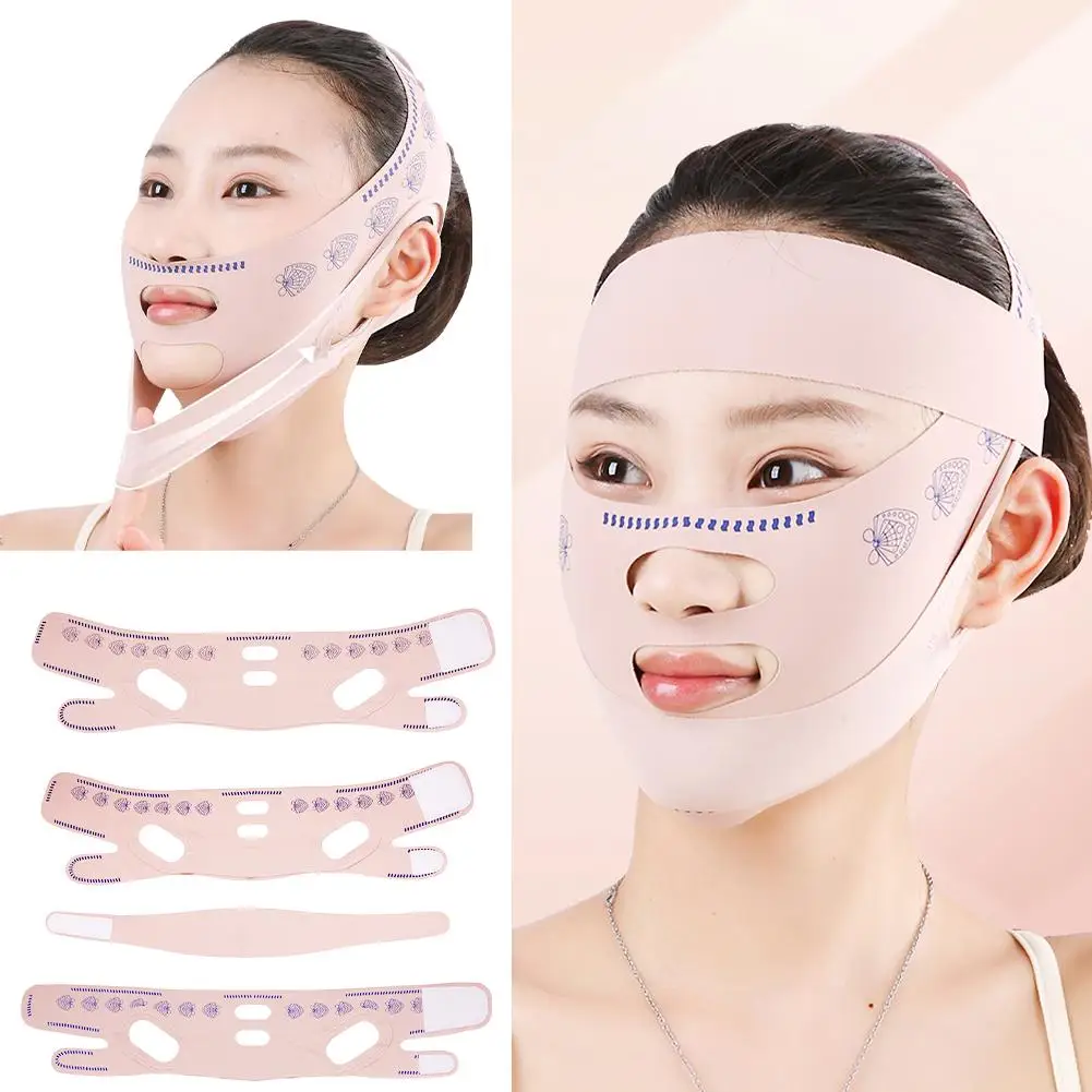 3 Layers Face Slimming Bandage Face Lifting Belt Strap Strap Tool Double Slimming Mask Face Chin V Slim Line Tightener