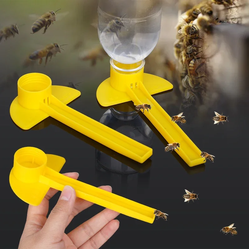 3/6/12pcs Beekeeping Bees Feeder Cap Plastic Water Feeding Fountains Drinkers Beehive Beekeeping Equipment Apiculture Supplies