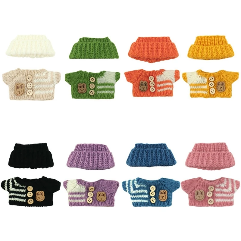 

Additional Fleece Toy Clothing Set Hat Sweater For Gatherers Display Donations 15UB