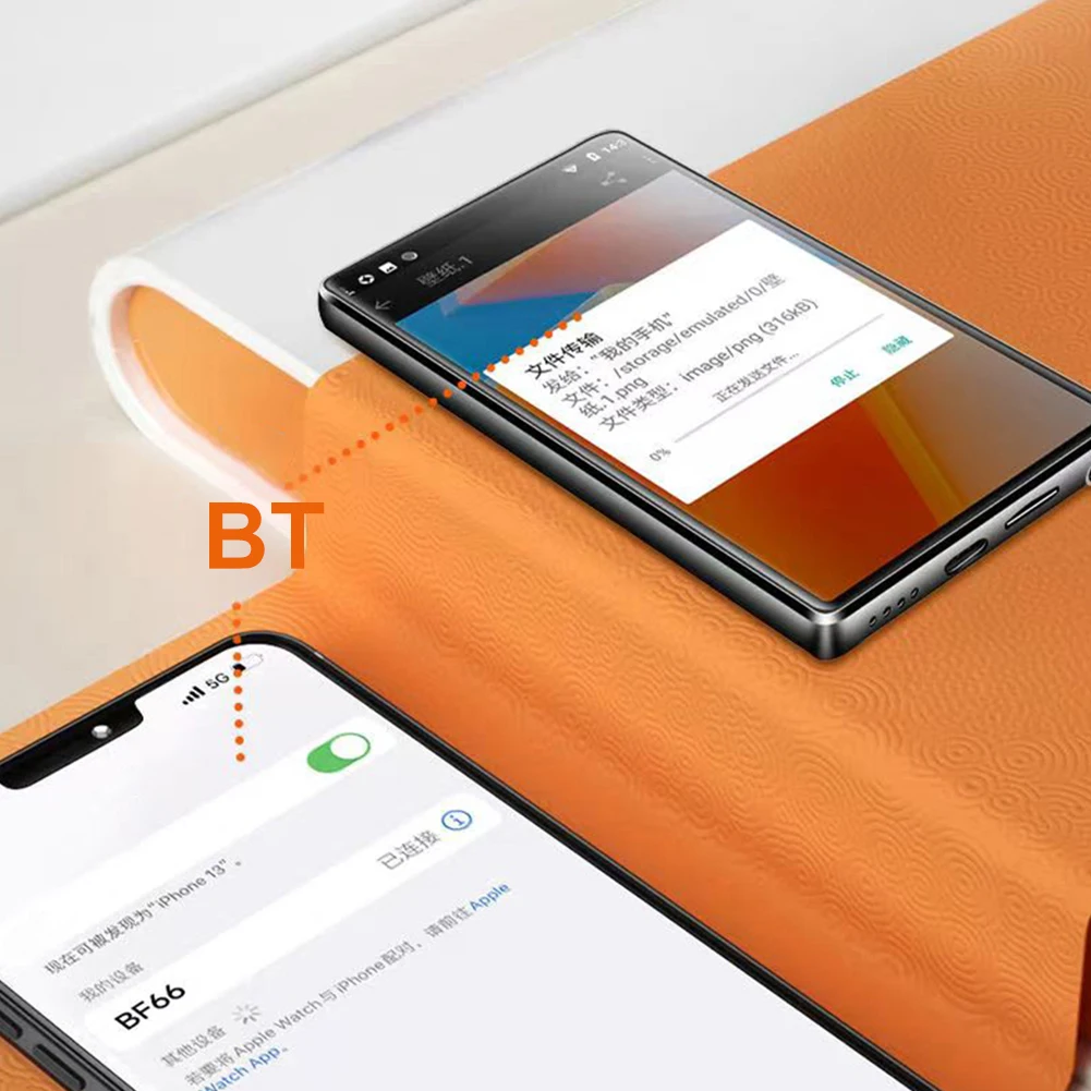 Для Android 11.0 MP3-плеер 4,0-дюймовый сенсорный экран Аудиоплеер Электронная книга MP3-плеер Мини-музыкальный плеер для путешествий на открытом воздухе