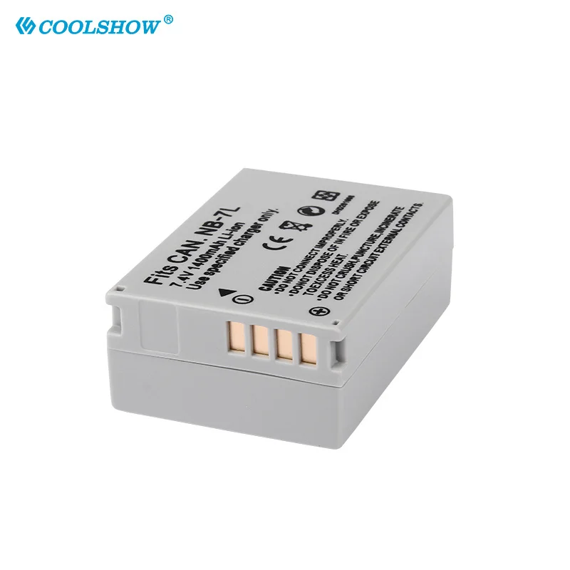 1400mAh Battery NB-7L Camera For Canon PowerShot  SX30IS G10 G11 G12 NB7L NB 7L Rechargeable Batteries