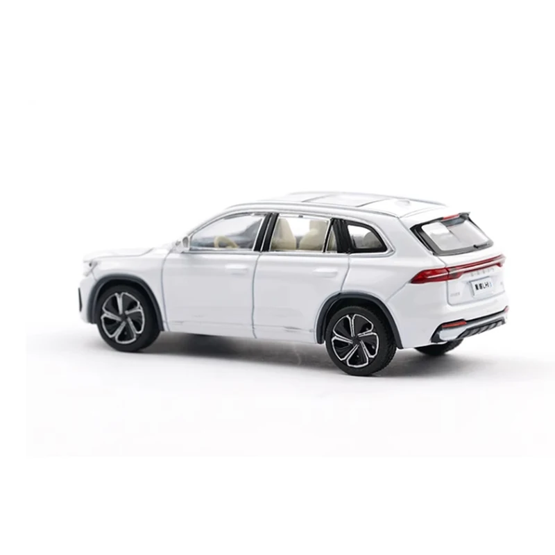 Modèle de voiture en alliage moulé sous pression, Geely Xingyue L Hi-X SUV, produit fini, jouet de simulation, cadeau de collection, affichage de modèles de leges, échelle 1:64