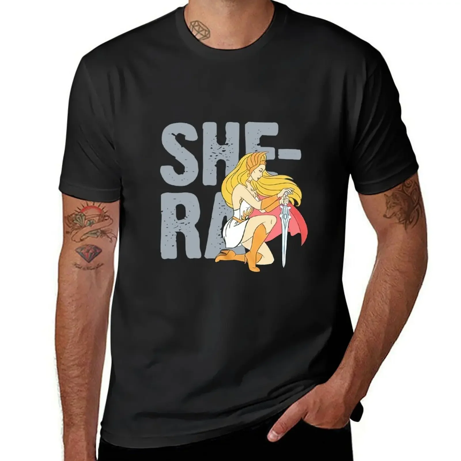 

She-Ra Women's Oversize T-Shirt summer tops Blouse vintage t shirt men