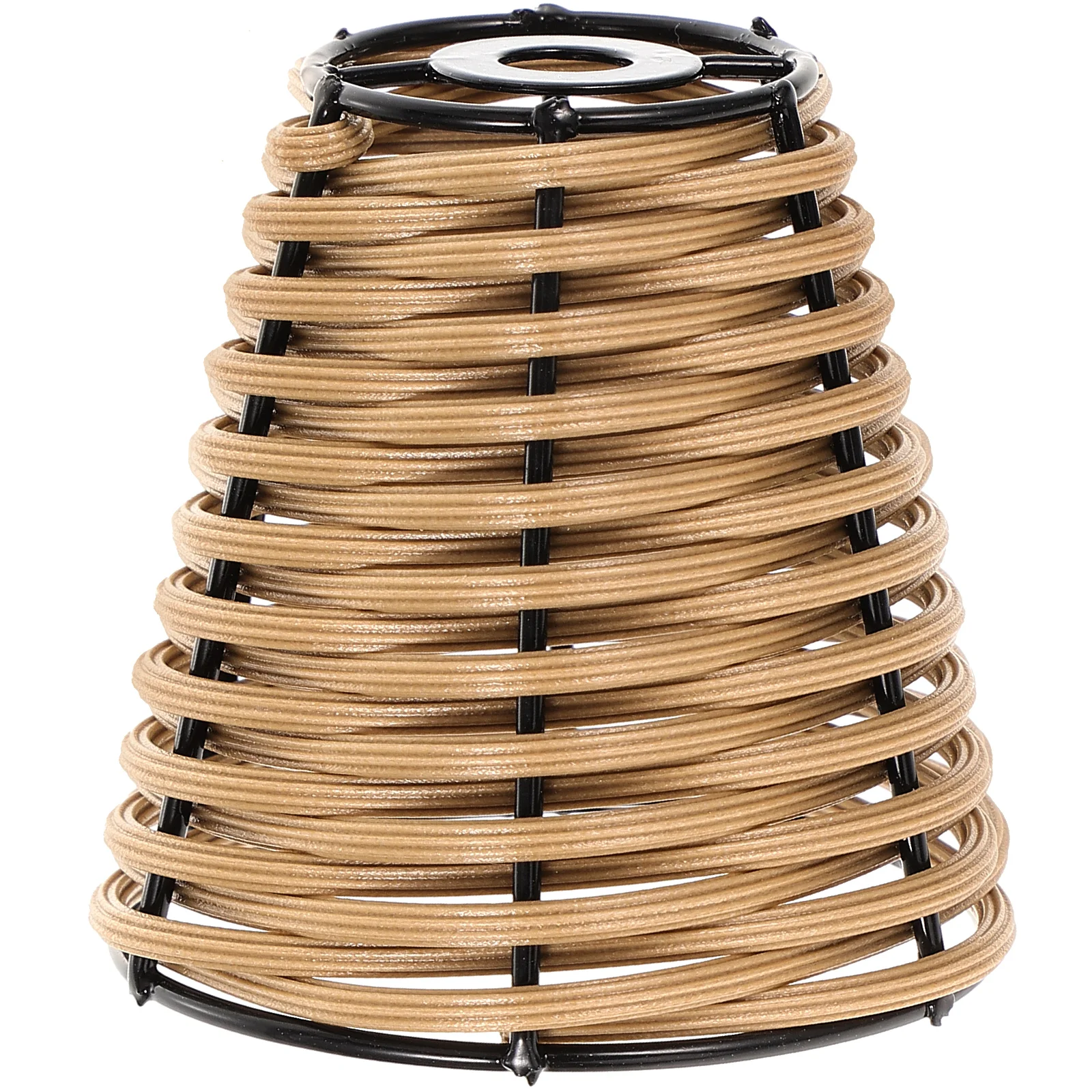 

Rattan Lampshade Mini Small Desk Bamboo Weaving Cover Office Boho Decorative Lighting Accessories Warm Shade
