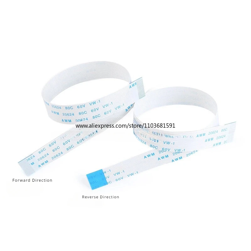 10PC FFC/FPC Ribbon Flexible Flat Cable 1.0MM 50/100/150/200MM A B type contact 4P 6 7 8 10 12 14 18 20 22 24 26 30 32 34 35 Pin