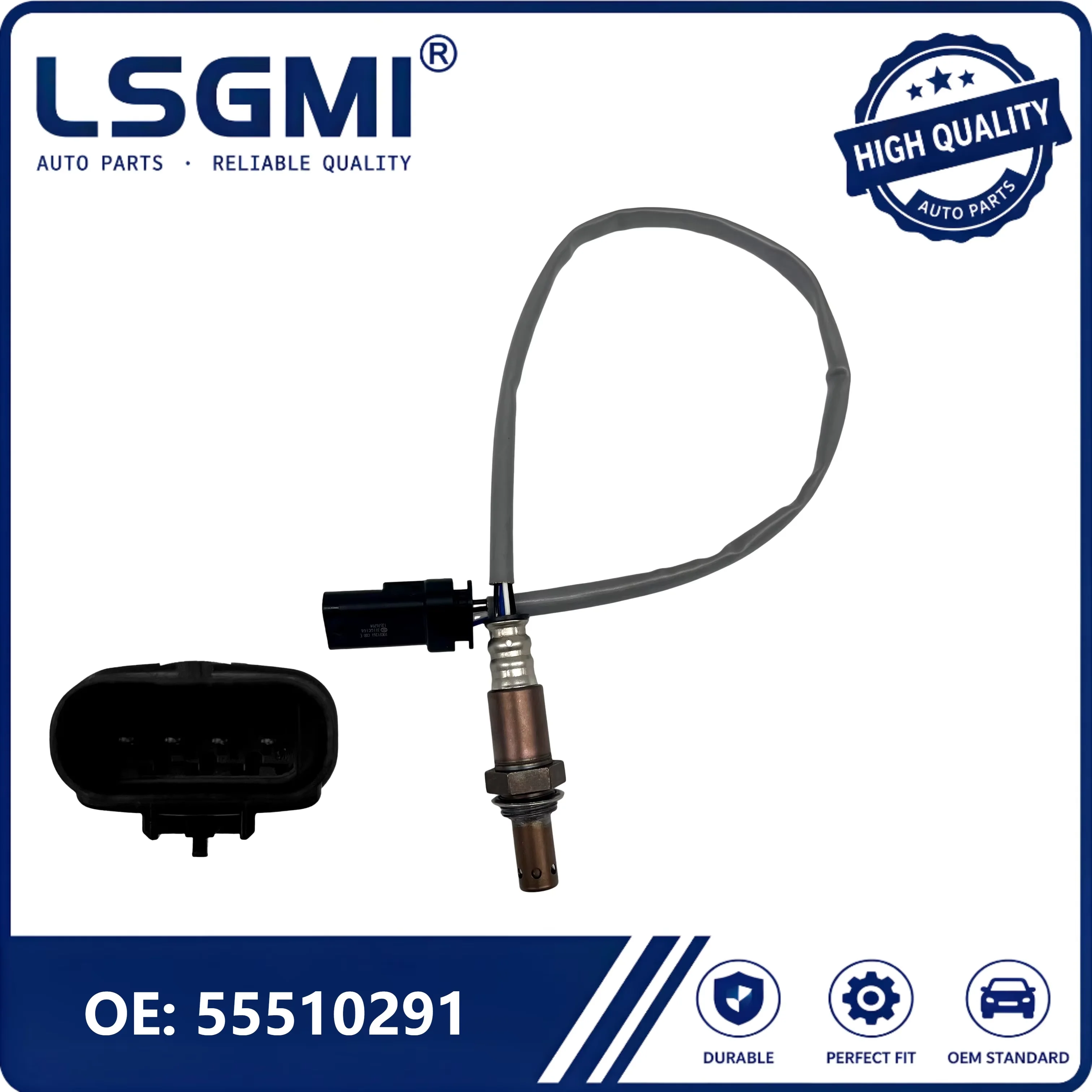 Oxygen Exhaust Probe 55510291 for Cadillac XT4 XT5 XT6 CT6 Buick & Chevrolet 2.0T Models After Catalyst O2 Lambda Sensor