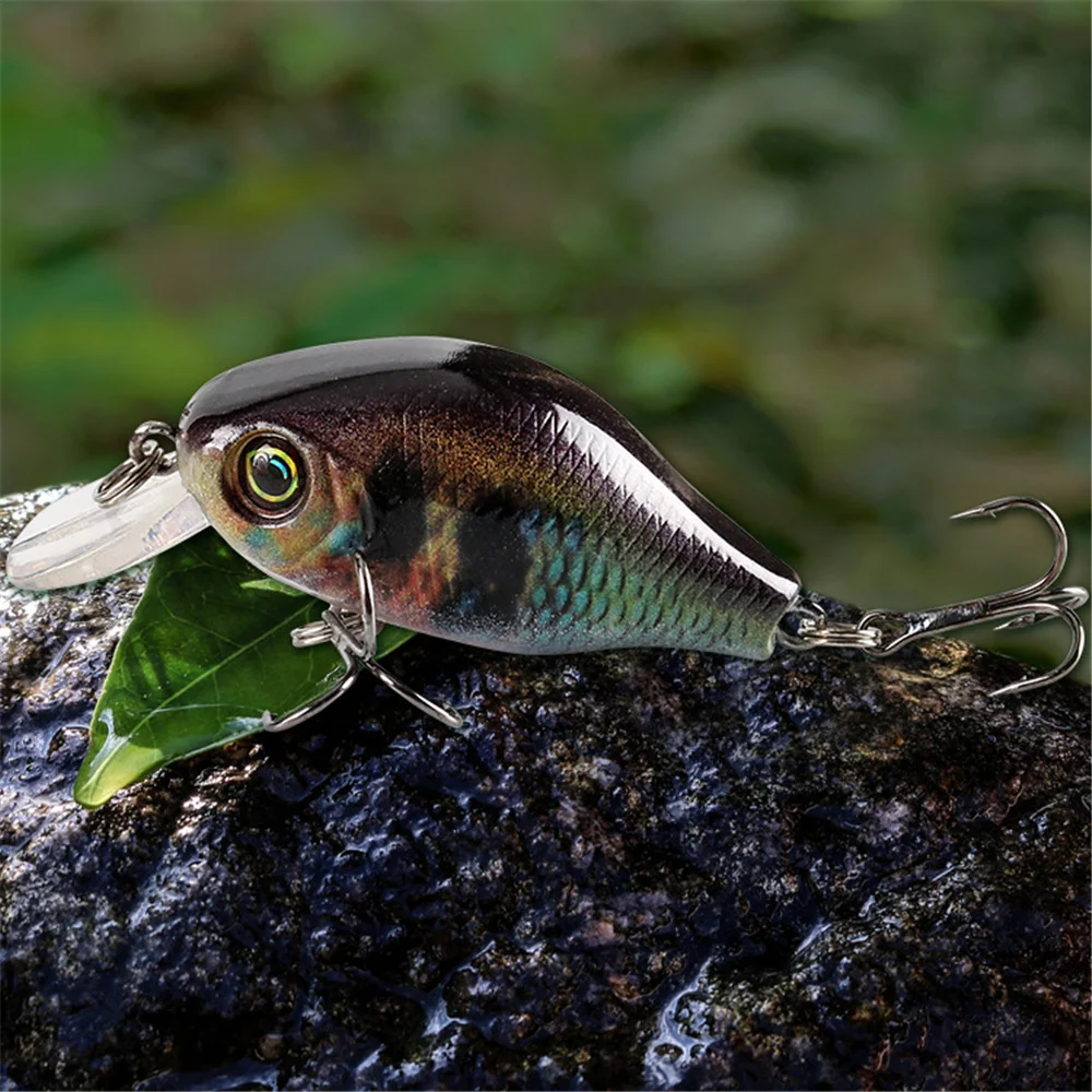 1 قطعة 52 مللي متر 8.5 جرام كرنك الصيد إغراء Wobblers العائمة البلاستيك الاصطناعي الطعم الثابت سمك السلمون المرقط cranbait باس بايك اليابان صيد السمك