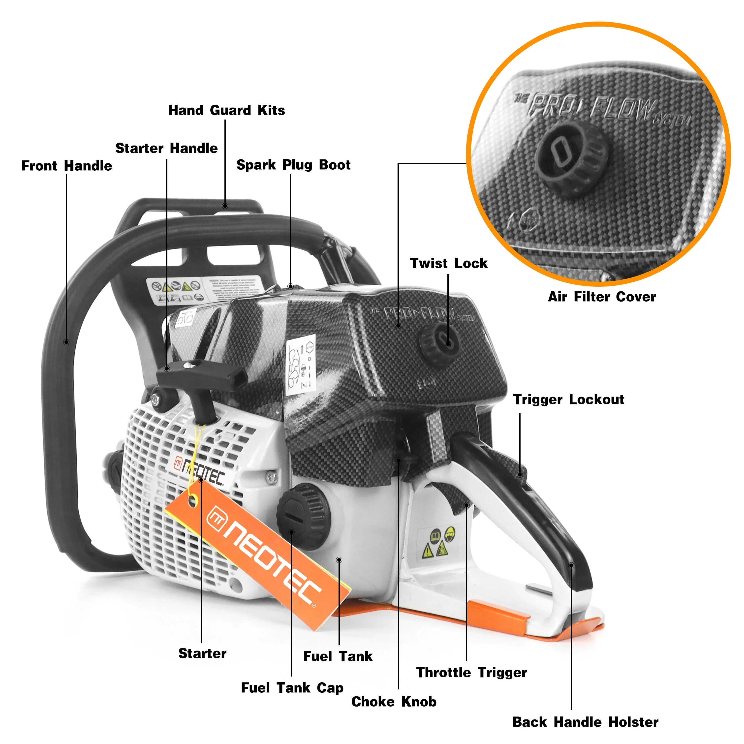 

Power Professional Chainsaw MS660 G660 Powerful Petrol Smart Gasoline Chain Saw 92CC Chainsaw