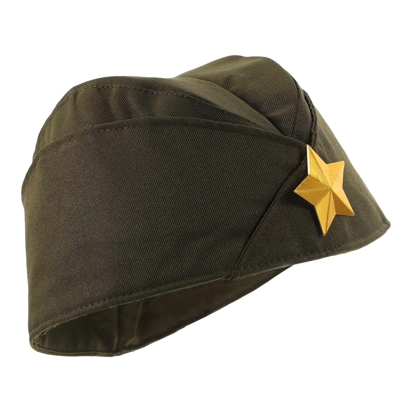 

Military Green Peaked Boat Lightweight Beret Hat For Performance Party Square Dance Sailor Costume Tricorne Berets Military Cap