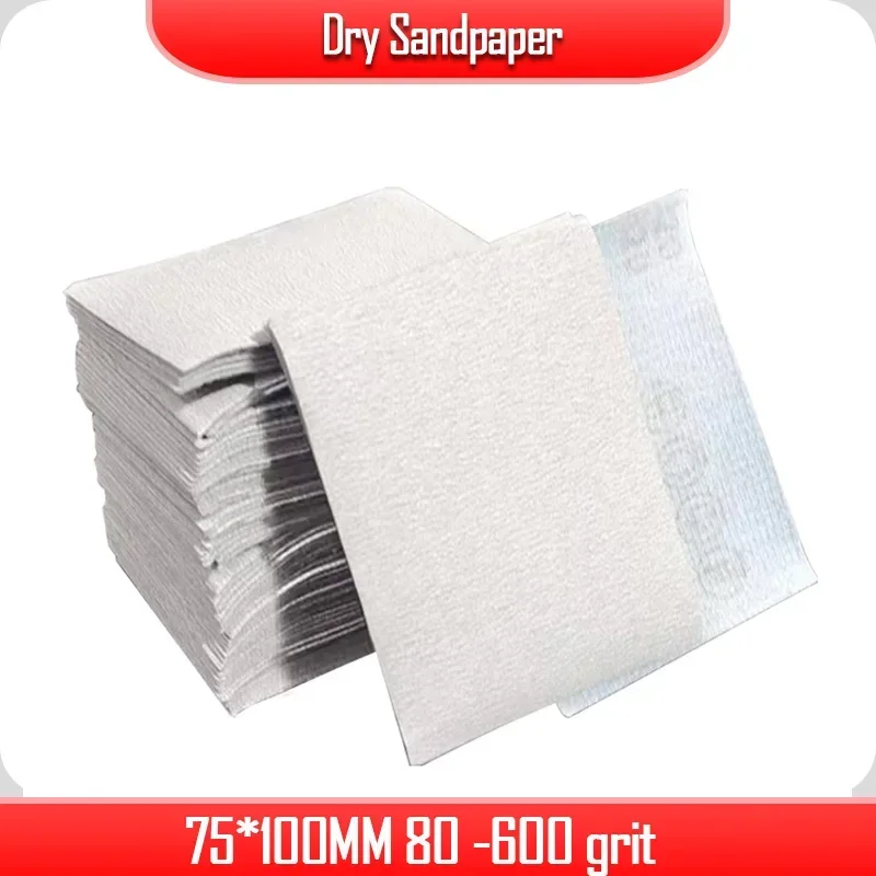 Square Sandpaper75*100mm hook and loop polishing  Abrasive sanding  Grinder for FESTOOL/ MIRKA/ 3M ect Sander (50pcs)