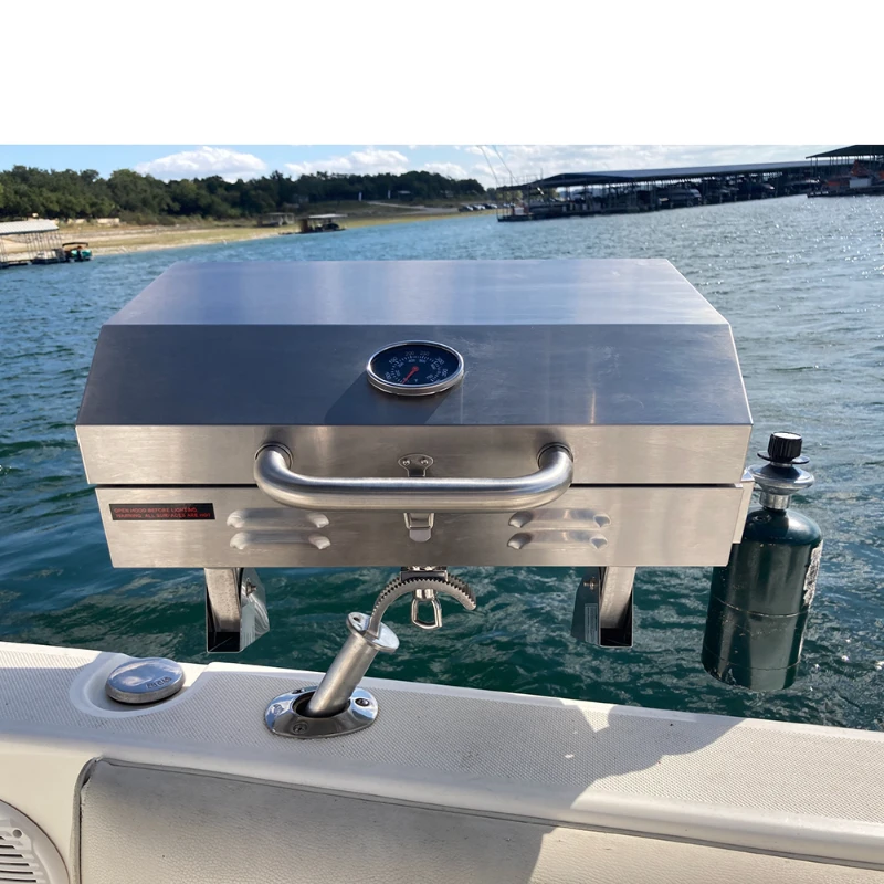 

stainless steel bbq grill sea barbecue outdoor steel fire pit bbq boat