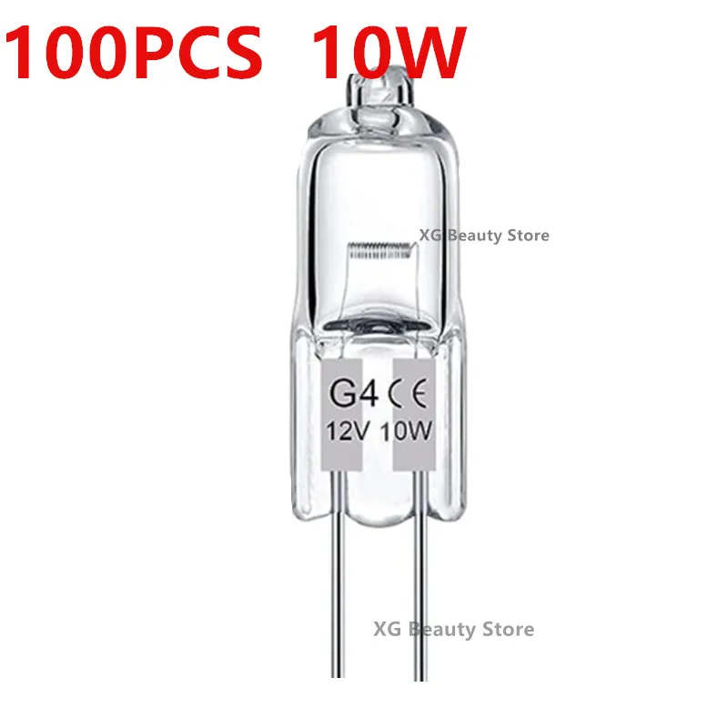10/50/100PCS G4 12V 10W 20W LED Lampen Eco Halogeenlampen Capsule geplaatst Kralen Kristallen Lamp Halogeenlamp Groothandel