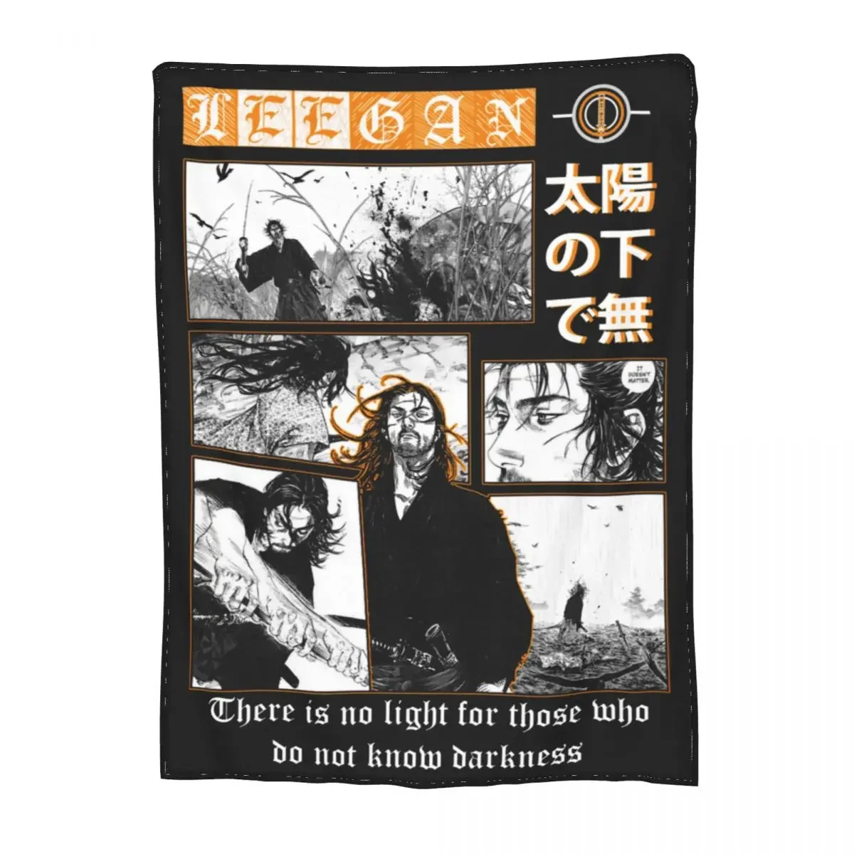 Cozy Musashi Miyamoto Vagabond Samurai Manga Blanket Merchandise Sofa Decorative Throws And Blankets