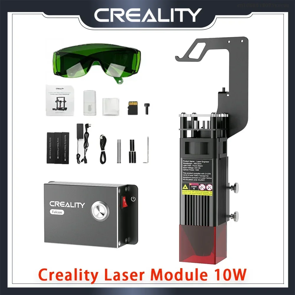 

Creality Original Laser Module 10W Safety Protection Precise Focusing for Ender-3/Ender-3 S1/Ender-3 S1 Pro/Ender-3 S1 Plus