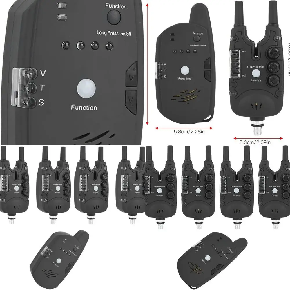 

Fishing Bite Alarm, ABS LED Electronic Fish Bite Detector, Fish Bite Alert, Sound Alert Indicator for Carp Fishing and Outdoor A